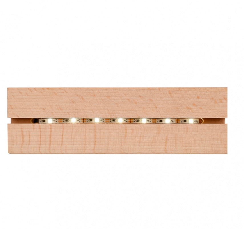 Fotopanel y foto cristal con base LED.